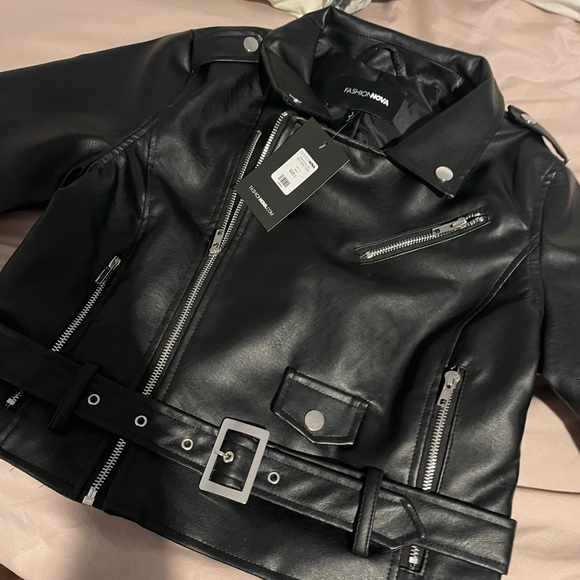 Fashion Nova Jackets & Coats Brand New Fashion Nova Leather Jacket